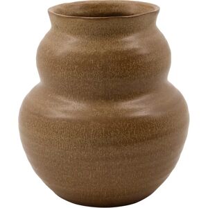 House Doctor Vase Juno 19 cm Camel - Publicité