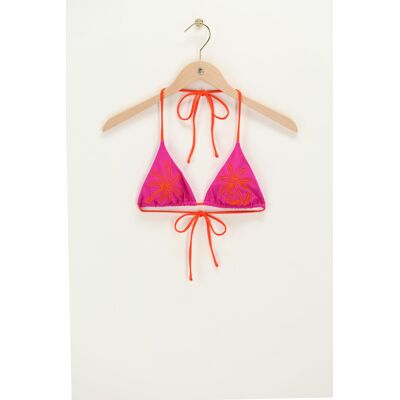 Haut de maillot de bain violet avec broderies My Jewellery Violet S femme - Publicité Haut de maillot de bain violet avec broderies My Jewellery Violet S femme - Publicité