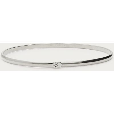 Bracelet jonc Love initiale My Jewellery Argenté One size femme - Publicité Bracelet jonc Love initiale My Jewellery Argenté One size femme - Publicité