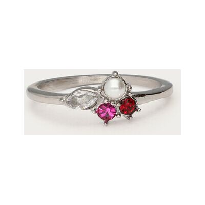 Bague Mystic avec perles fantaisie et pierres My Jewellery Argenté 16 femme - Publicité Bague Mystic avec perles fantaisie et pierres My Jewellery Argenté 16 femme - Publicité
