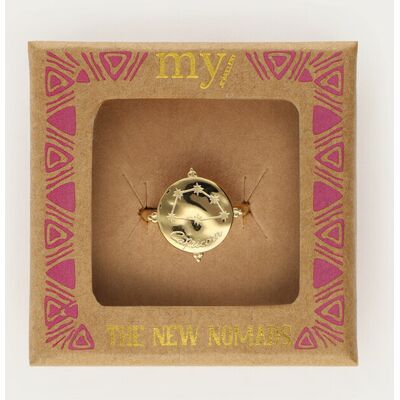 Bague Nomads avec signe du zodiaque My Jewellery Doré One size femme - Publicité Bague Nomads avec signe du zodiaque My Jewellery Doré One size femme - Publicité