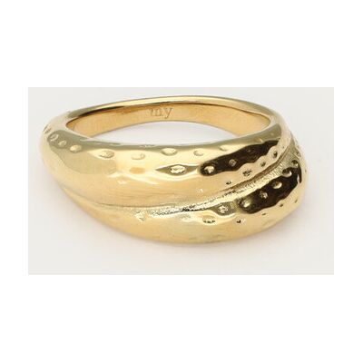 Bague maxi torsadée chunky My Jewellery Doré 17 femme - Publicité Bague maxi torsadée chunky My Jewellery Doré 17 femme - Publicité