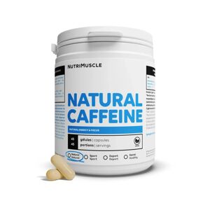 Nutrimuscle Cafeine Naturelle en gelules - 45 gelules - Nutrimuscle - Nutrition pure - Plantes