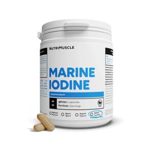 Iode Marin - 120 gelules - Nutrimuscle - Nutrition pure - Mineraux