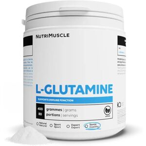 Nutrimuscle Glutamine (L-Glutamine) en poudre - 400 g - Nutrimuscle - Nutrition pure - Acides amines