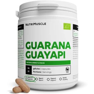 Guarana Biologique - 90 gelules - Nutrimuscle - Nutrition pure - Plantes