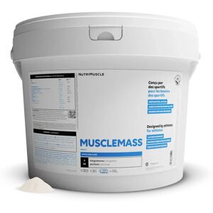 Nutrimuscle Musclemasse Hard Gainer - en poudre - Complexe glucides et proteines - Prise de muscle et musculation