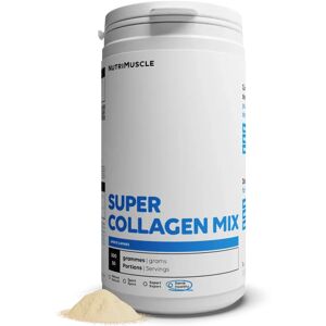 Super Collagen Mix (Type 1, 2, 3) - en poudre - Jeunesse de la peau - Beaute des cheveux et ongles    - Nutrimuscle