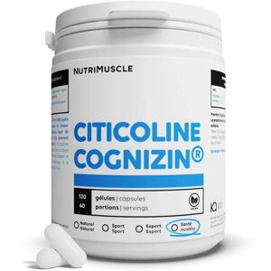 Nutrimuscle Citicoline (CDP-choline) en gélules - 120 gélules - Nutrimuscle - Nutrition pure - Nutriments