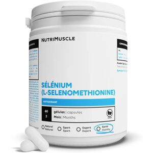 Nutrimuscle Sélénium (L-Selenomethionine) - 60 gélules - Nutrimuscle - Nutrition pure - Minéraux