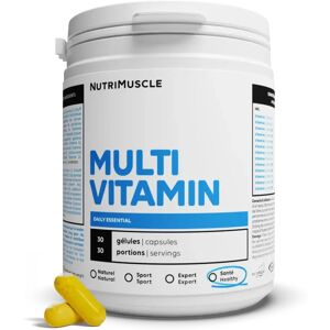 Nutrimuscle Multivitamines en gélules - 60 gélules - Nutrimuscle - Nutrition pure - Vitamines