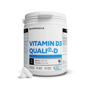 Nutrimuscle Vitamine D Quali®D - 30 gélules - Publicité