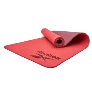 Reebok Tapis de Yoga Reebok double face - 6mm - Rouge - Publicité