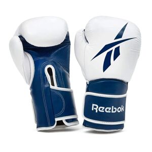 Reebok Gants de Boxe Reebok en cuir Blanc/Bleu - 12oz - Publicité