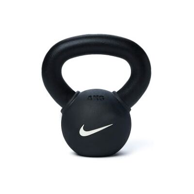 Kettlebell Nike Strength Revêtue de Caoutchouc (Noir) - 4kg - Publicité Kettlebell Nike Strength Revêtue de Caoutchouc (Noir) - 4kg - Publicité