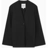 BLAZER SANS COL BOUTONNAGE SIMPLE NOIR 36 female