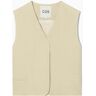 GILET BOUTONNAGE SIMPLE BEIGE 44 female