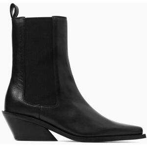 CHELSEA BOOTS FAÇON SANTIAGS CUIR NOIR 36 female - Publicité