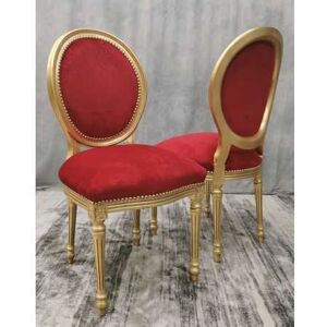 CHAISES MEDAILLON BAROQUE DE 199 A 279a¬ - Bois de hetre