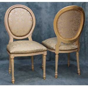 CHAISES MEDAILLON BAROQUE DE 199 A 279€ - Bois de hetre