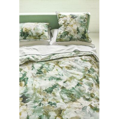 Designers Guild Housse de couette en percale de coton Fleurs de Jour Celadon 140x200 cm - Publicité Designers Guild Housse de couette en percale de coton Fleurs de Jour Celadon 140x200 cm - Publicité