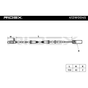 RIDEX Capteur ABS BMW 412W0045 34520025720,34521165536,34526756377