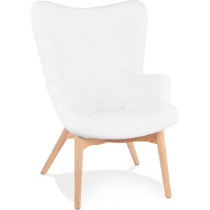 ALTEREGO Fauteuil a oreilles style scandinave 