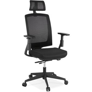 ALTEREGO Fauteuil de bureau ergonomique 'EXTRA' noir