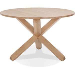 ALTEREGO Table ronde en chene massif 'FATY' design