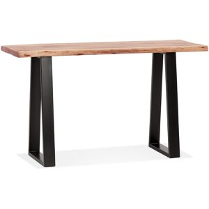 ALTEREGO Console style industriel 'RAFA CONSOLE' en bois massif et metal