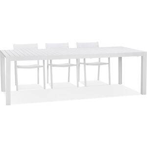 ALTEREGO Table de jardin extensible 