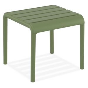 ALTEREGO Table basse 'SIDONY' verte en matiere plastique