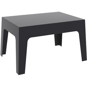 ALTEREGO Table basse 'MARTO' noire en matière plastique