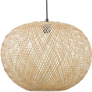 ALTEREGO Suspension ronde 'CASIMIRA BIG' en bambou naturel