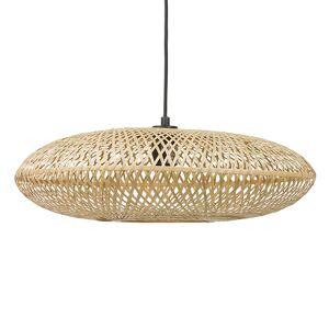 ALTEREGO Suspension ronde 'ASPIRINA' en bambou naturel