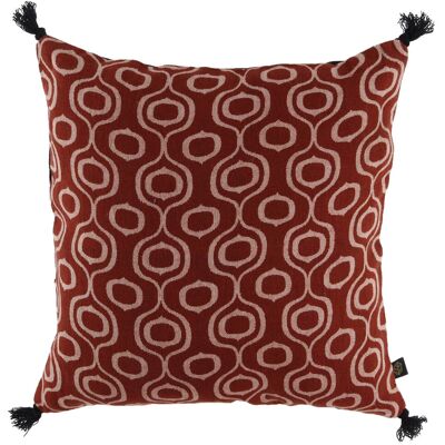 Harmony - Housse de coussin en Lin & Coton Ubud cinnebar - 45x45 cm 45x45 cm - Publicité Harmony - Housse de coussin en Lin & Coton Ubud cinnebar - 45x45 cm 45x45 cm - Publicité