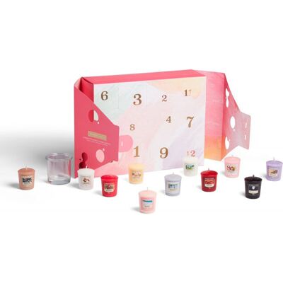 Yankee Candle - Coffret 12 Votives en verre - 5-10h OS - Publicité Yankee Candle - Coffret 12 Votives en verre - 5-10h OS - Publicité