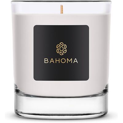 Bahoma - Bougie parfumée Orchidée et Patchouli - 1 mèche 50h OS - Publicité Bahoma - Bougie parfumée Orchidée et Patchouli - 1 mèche 50h OS - Publicité