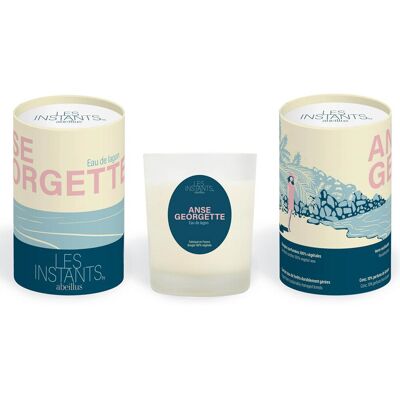 Abeillus - Bougie parfumée Les instants Anse Georgette Eau de lagon - 1mèche 45h OS - Publicité Abeillus - Bougie parfumée Les instants Anse Georgette Eau de lagon - 1mèche 45h OS - Publicité