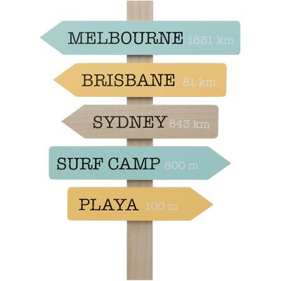 Atmosphera - Décoration murale Australie multicolore - 38x1.6x54 cm OS - Publicité Atmosphera - Décoration murale Australie multicolore - 38x1.6x54 cm OS - Publicité