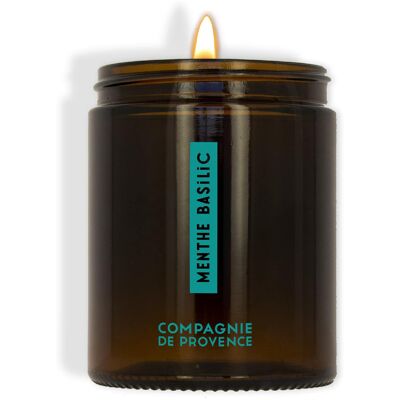 Compagnie de Provence Bougie Parfumée Menthe Basilic - 150g - Bougies et Accessoires - Publicité Compagnie de Provence Bougie Parfumée Menthe Basilic - 150g - Bougies et Accessoires - Publicité