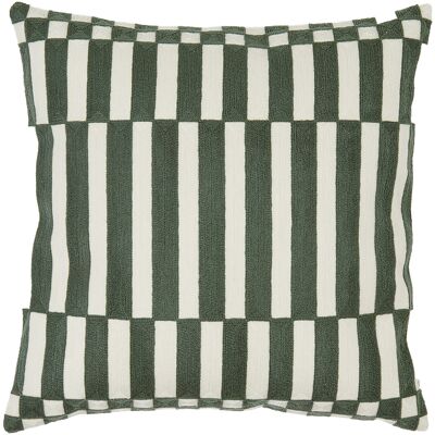 Haomy - Housse de coussin brodé Cancun céladon - 45x45 cm 45x45 cm - Publicité Haomy - Housse de coussin brodé Cancun céladon - 45x45 cm 45x45 cm - Publicité