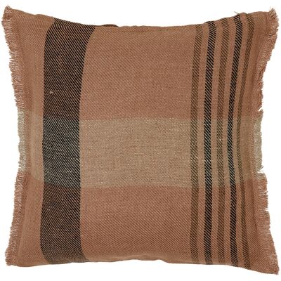 Haomy - Housse de coussin 100% Lin Aalborg cimarron - 45x45 cm 45x45 cm - Publicité Haomy - Housse de coussin 100% Lin Aalborg cimarron - 45x45 cm 45x45 cm - Publicité