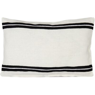 Haomy - Housse de coussin 100% Lin Skagen blanche - 40x60 cm 40x60 cm - Publicité Haomy - Housse de coussin 100% Lin Skagen blanche - 40x60 cm 40x60 cm - Publicité