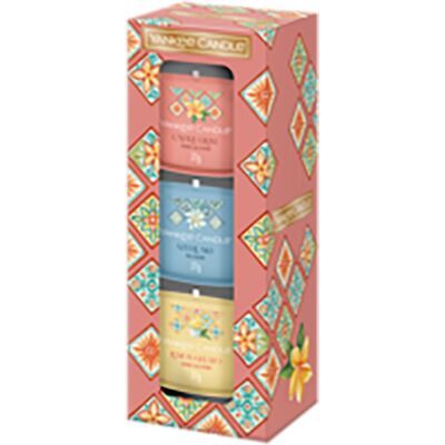 Yankee Candle - Coffret 3 bougies votives signature - 1 mèche 10h OS - Publicité Yankee Candle - Coffret 3 bougies votives signature - 1 mèche 10h OS - Publicité