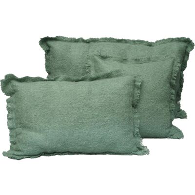Haomy - Housse de coussin Aspen Sauge 40x60 cm - Publicité Haomy - Housse de coussin Aspen Sauge 40x60 cm - Publicité