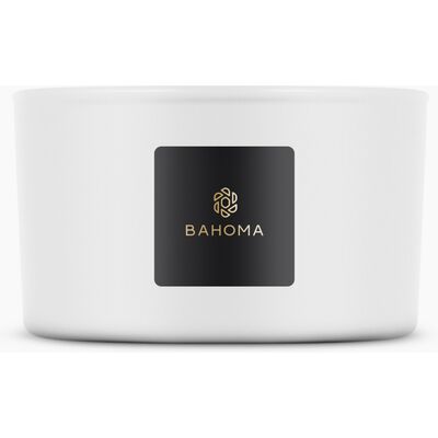 Bahoma - Bougie Pearl Nénuphar et ambre - 400 gr OS - Publicité Bahoma - Bougie Pearl Nénuphar et ambre - 400 gr OS - Publicité
