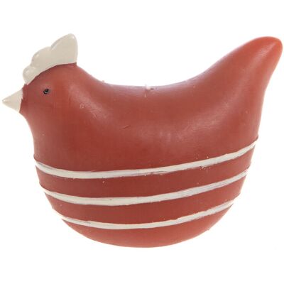 Amadeus - Bougie poule Terra hauteur rouge - 10.50x7 cm OS - Publicité Amadeus - Bougie poule Terra hauteur rouge - 10.50x7 cm OS - Publicité