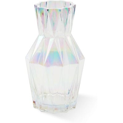 Pols Potten - Vase plis verre lustre multicilore S- D17xH31 cm OS - Publicité Pols Potten - Vase plis verre lustre multicilore S- D17xH31 cm OS - Publicité