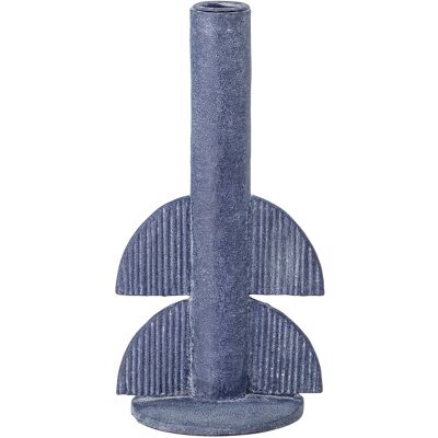 Bloomingville - Porte-bougie Bess bleu - L.11 x H.22 x l.9,5 cm OS - Publicité Bloomingville - Porte-bougie Bess bleu - L.11 x H.22 x l.9,5 cm OS - Publicité